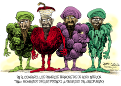 ROPA INTERIOR DE LOS TERRORISTAS  by Daryl Cagle