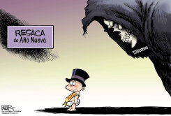 LOS MISMOS PROBLEMAS PARA AñO NUEVO  by Nate Beeler