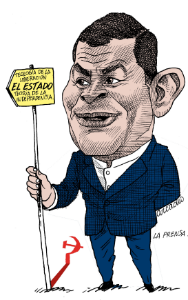 RAFAEL CORREA-ECUADOR COL by Arcadio Esquivel