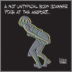 AIRPORT BODY SCANNERS by Aislin