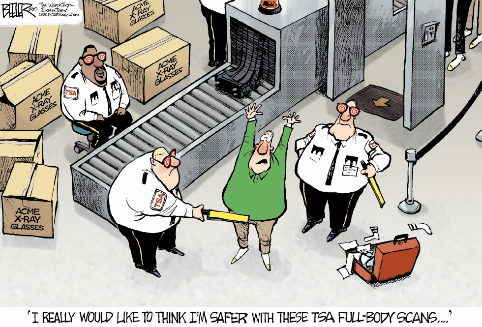  FULL-BODY SCANNING by Nate Beeler