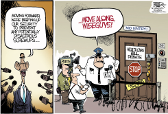 BEEFING UP SECURITY by Nate Beeler