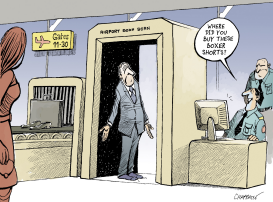 IMPROVED AIRPORT SECURITY by Patrick Chappatte