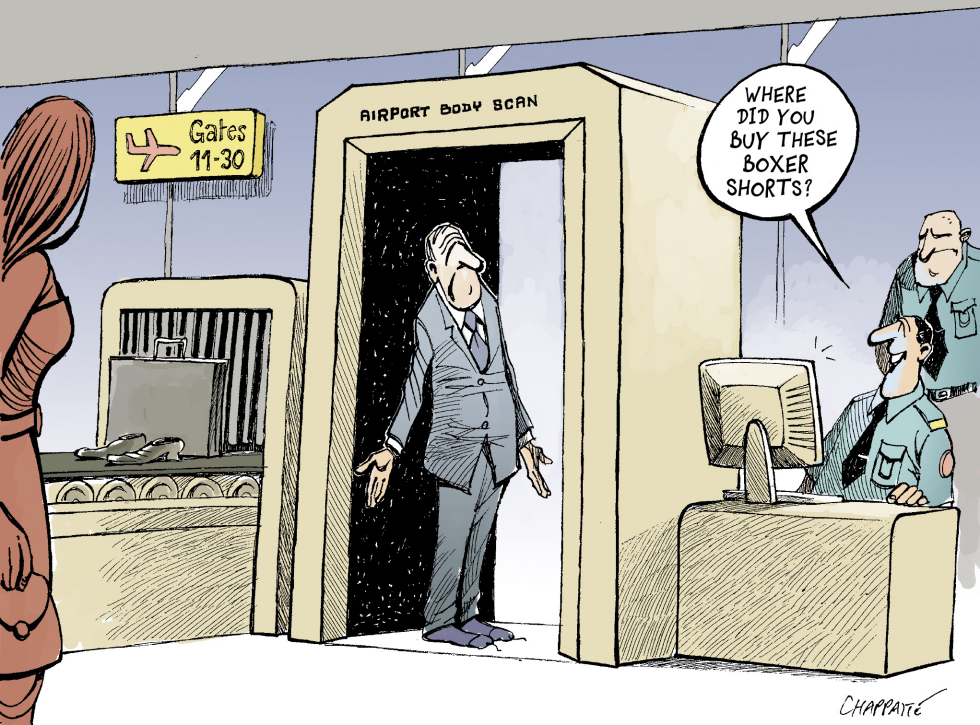  IMPROVED AIRPORT SECURITY by Patrick Chappatte