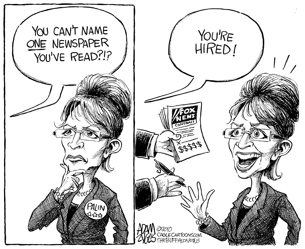  SARAH PALIN INTERVIEW by Adam Zyglis