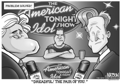 SIMON COWELL JUDGES AMERICAN TONIGHT SHOW IDOL by RJ Matson