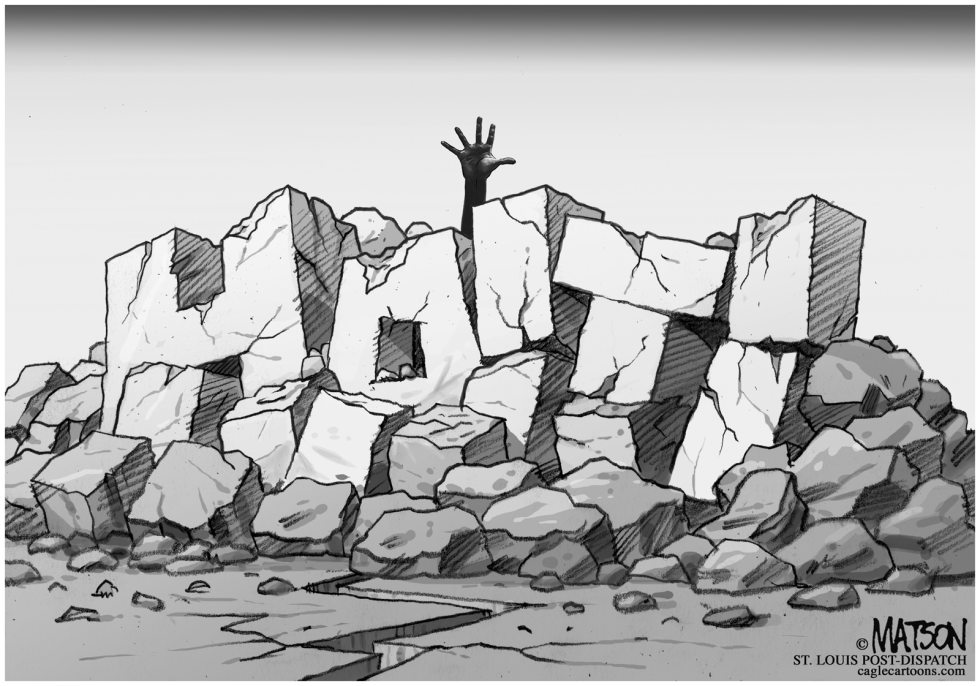  HAITI CRIES FOR HELP by RJ Matson