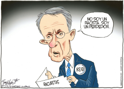 HARRY REID  by Bob Englehart