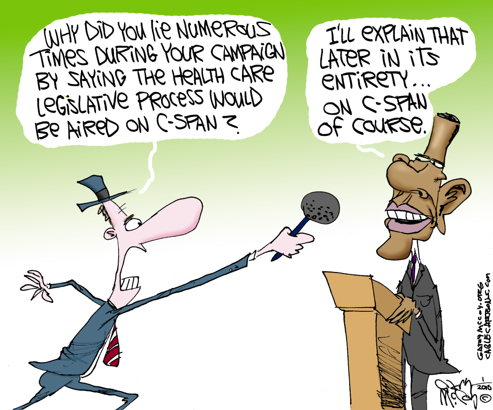  OBAMAS C-SPAN LIE by Gary McCoy