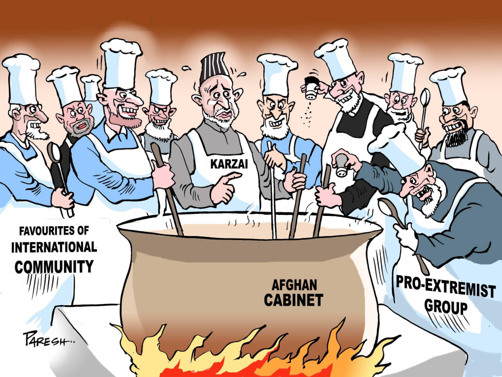  AFGHAN CABINET by Paresh Nath