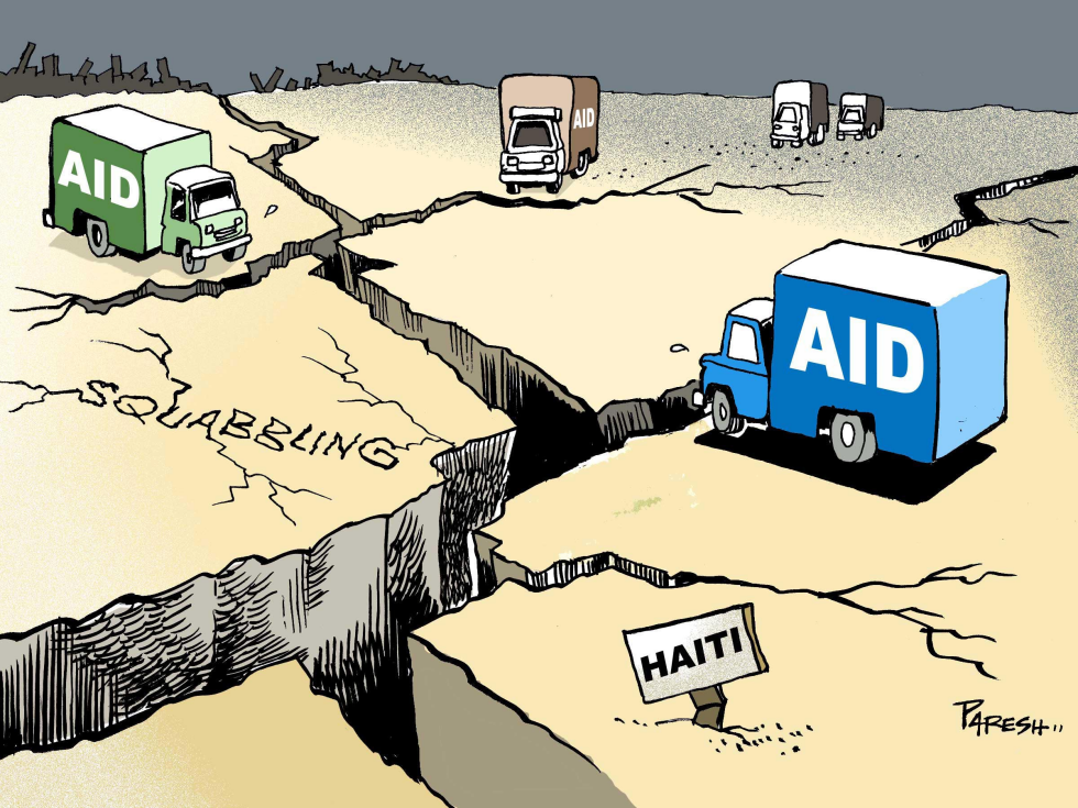  SQUABBLING HINDERS AID by Paresh Nath