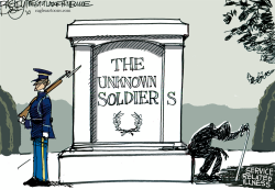 UNKNOWN VETERANS by Pat Bagley