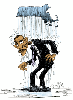 OBAMA Y LA ELECCION EN MASSACHUSETTS  by Daryl Cagle