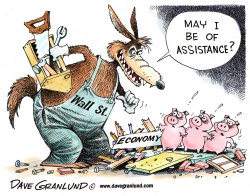 VICTIMS OF WALL STREET by Dave Granlund