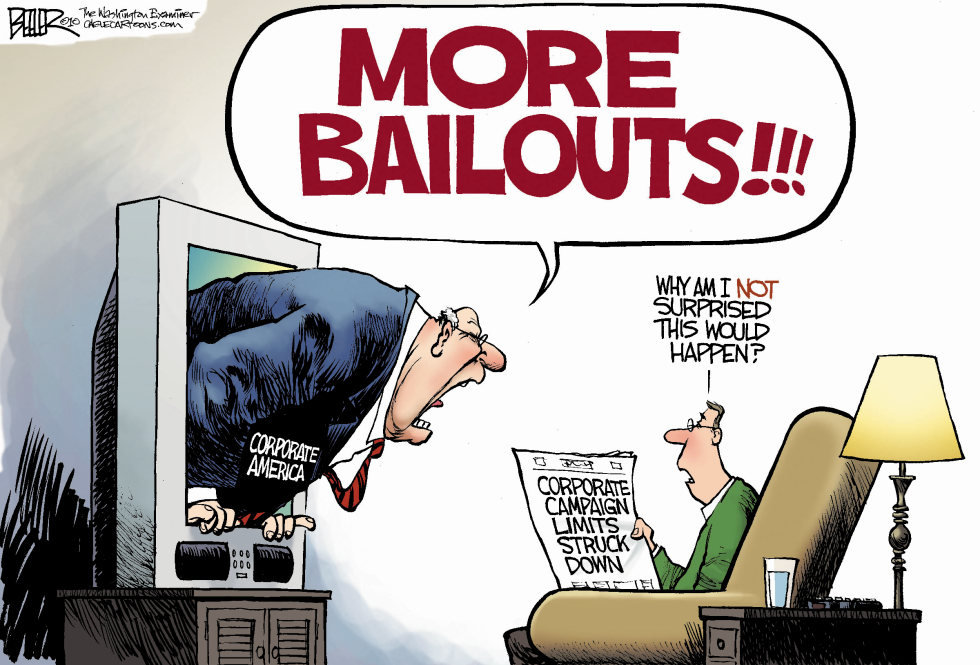  CORPORATE POLITICAL SPEECH by Nate Beeler