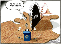 ESTADO DE LA UNION  by Bob Englehart