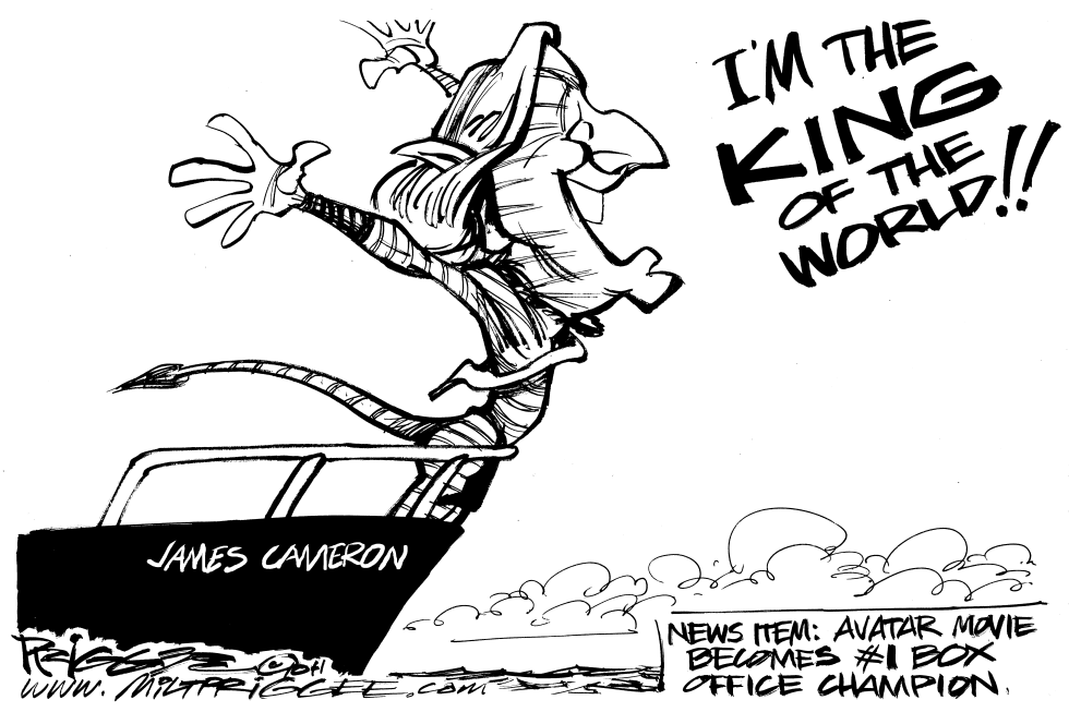  CAMERON THE KING by Milt Priggee