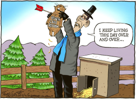 GROUNDHOG DAY by Bob Englehart