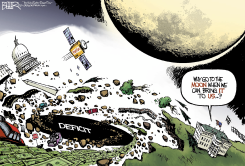 THE MOON PROGRAM by Nate Beeler