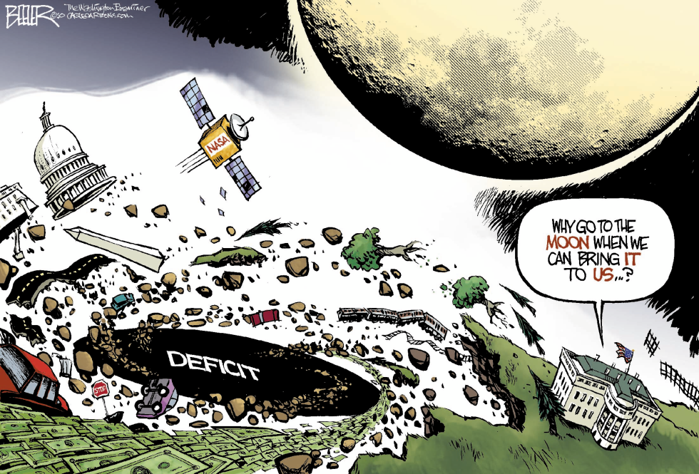  THE MOON PROGRAM by Nate Beeler