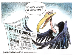 HAITI QUAKE VULTURES by Dave Granlund