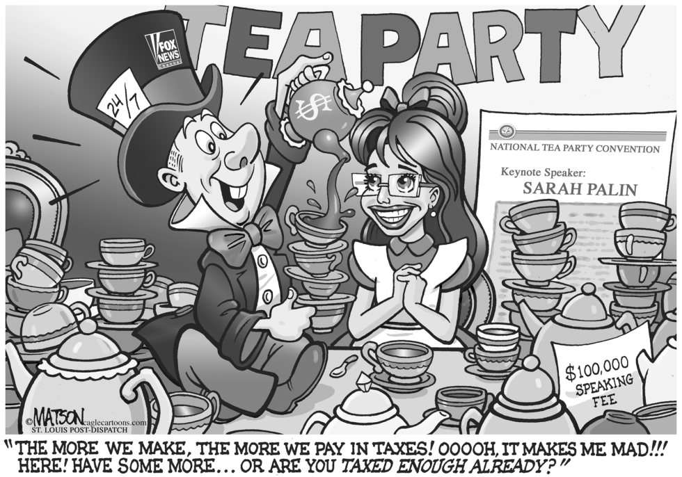  SARAH PALIN IN WONDERLAND by RJ Matson