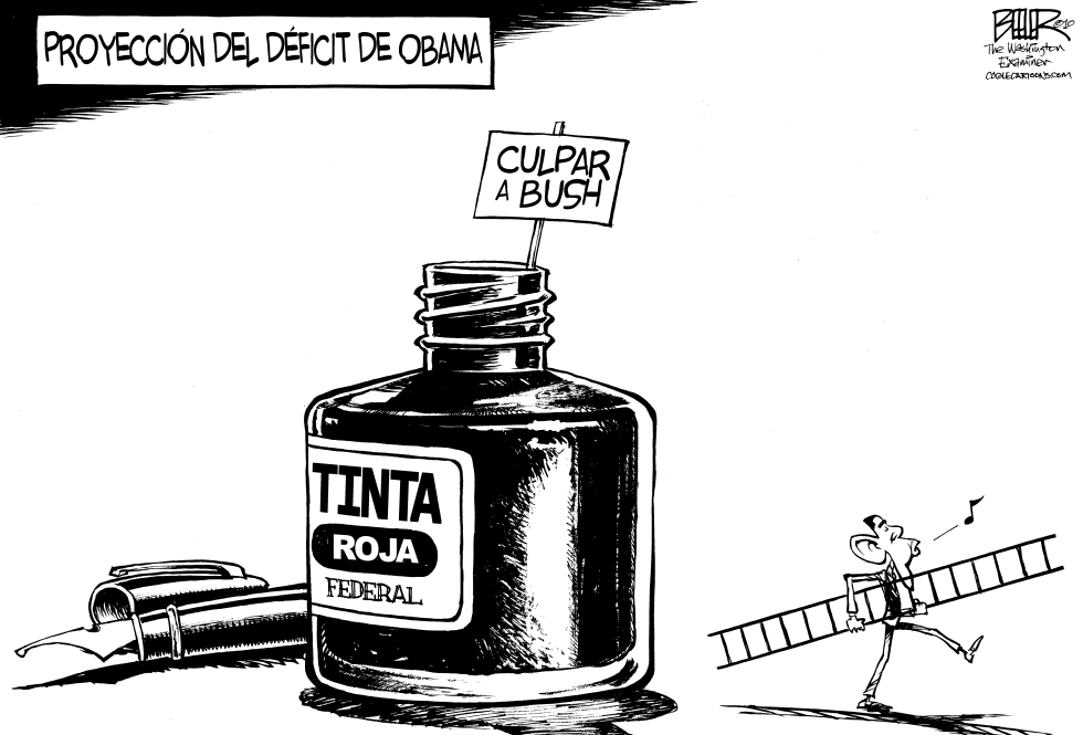  PROYECCION DEL DEFICIT by Nate Beeler