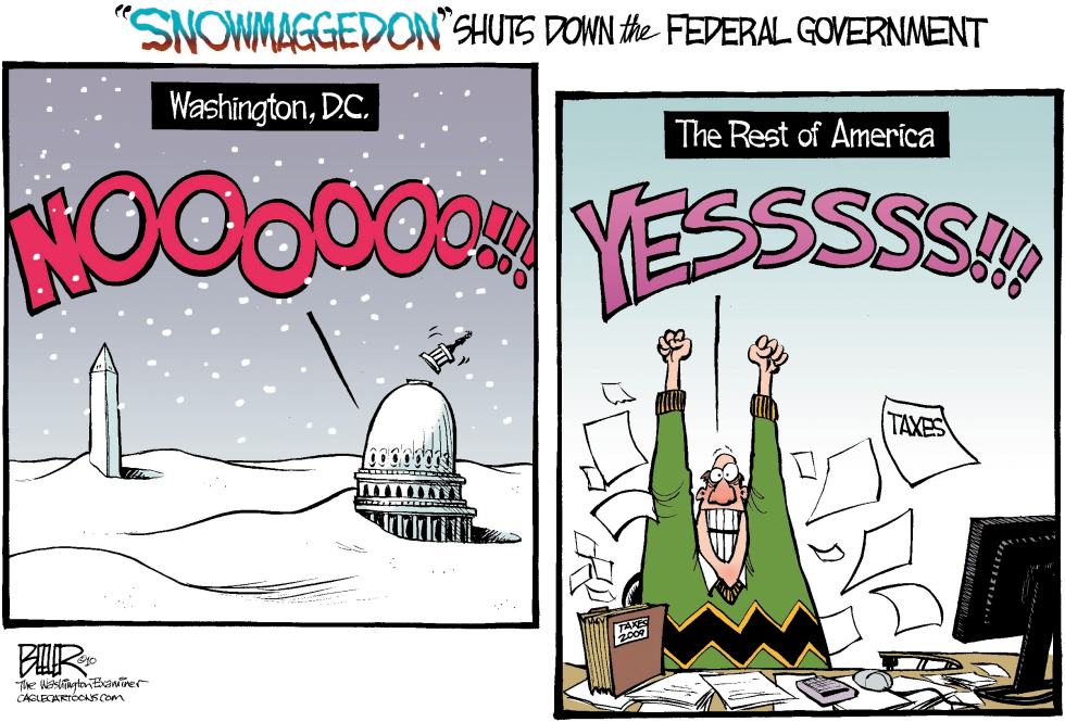  SNOWMAGGEDON by Nate Beeler