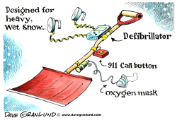 NEW SNOW SHOVEL DESIGN by Dave Granlund