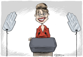 SARAH PALIN`S HANDS by Martin Sutovec