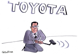 TOYOTA CEO AKIO TOYODA  by Christo Komarnitski