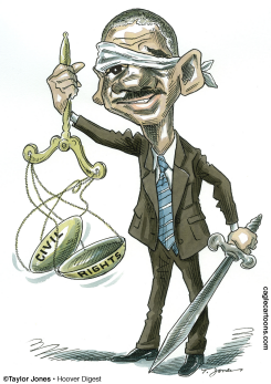 ERIC HOLDER JIGGLES JUSTICE  by Taylor Jones