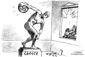 GREECE IN DEBT by Patrick Chappatte