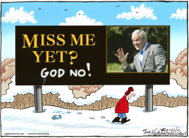 GEORGE W BUSH by Bob Englehart