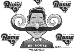 ILLINOIS BUSINESSMAN SHAHID KHAN TO BUY ST. LOUIS RAMS by RJ Matson