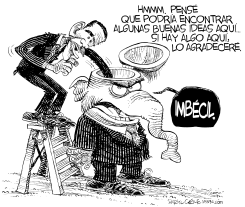 OBAMA BUSCA IDEAS DEL GOP by Daryl Cagle