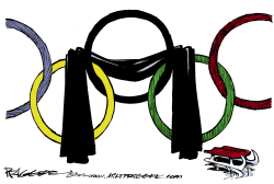 OLYMPIC DEATH by Milt Priggee