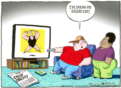 CHILDHOOD OBESITY CORRECTED by Bob Englehart