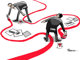 CHINA AND AMERICA by Paresh Nath