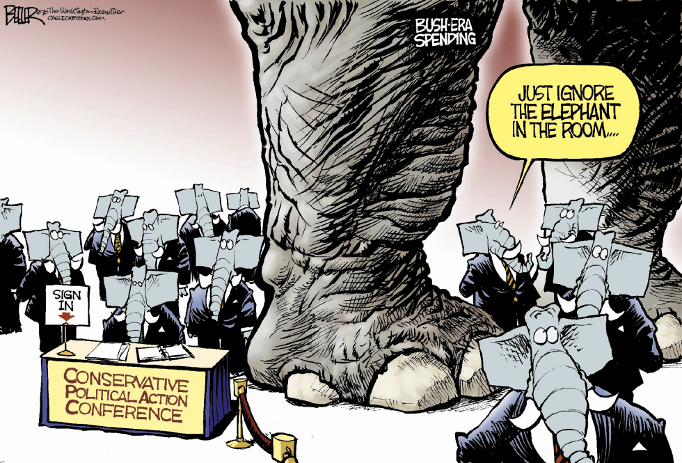  THE REPUBLICAN ELEPHANT by Nate Beeler