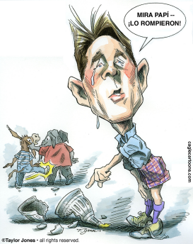 EVAN BAYH ODIA EL PARTIDISMO  by Taylor Jones