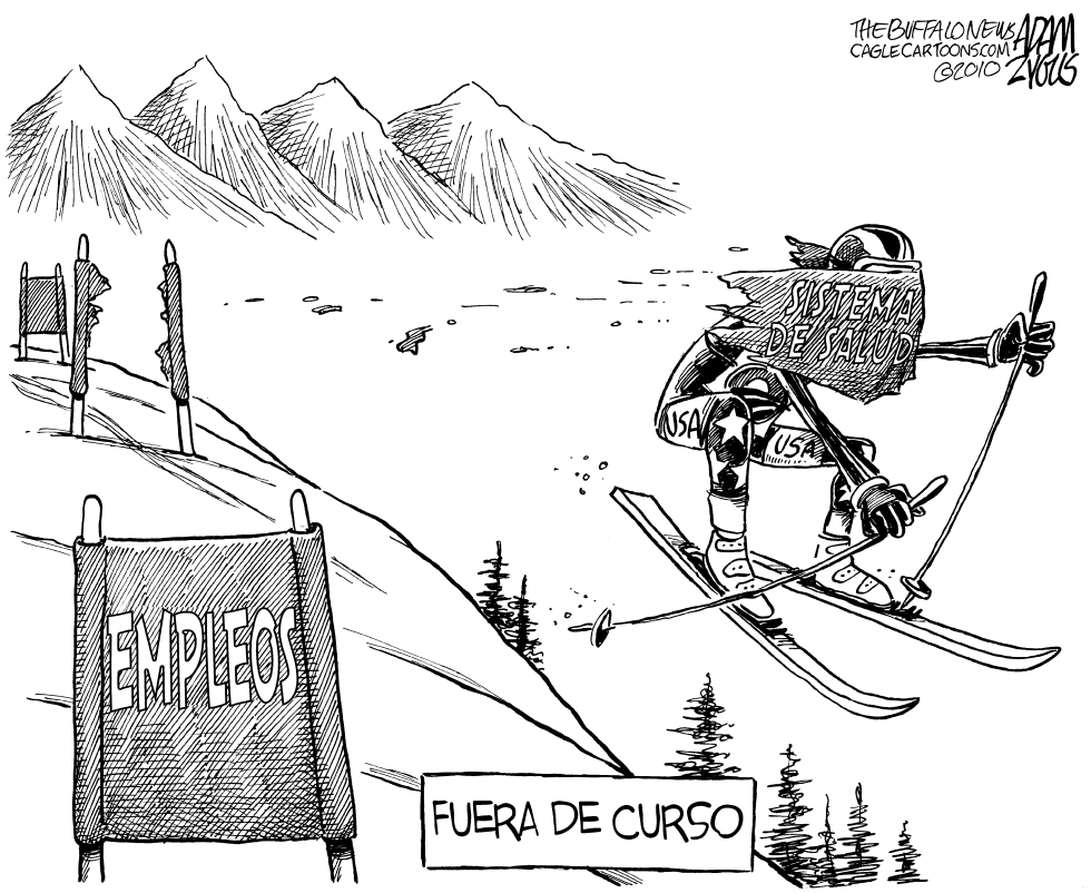  OBAMA FUERA DE CURSO by Adam Zyglis