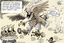 FATHEADS OF FREEDOM by Pat Bagley