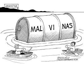 MALVINAS EN DISPUTA  by Arcadio Esquivel