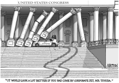 MR TOYODA GOES TO WASHINGTON by RJ Matson