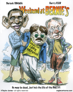 OBAMA AND REID - WEEKEND AT BERNIES  by Taylor Jones