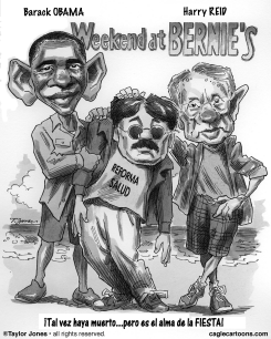 OBAMA Y REID - WEEKEND AT BERNIES by Taylor Jones