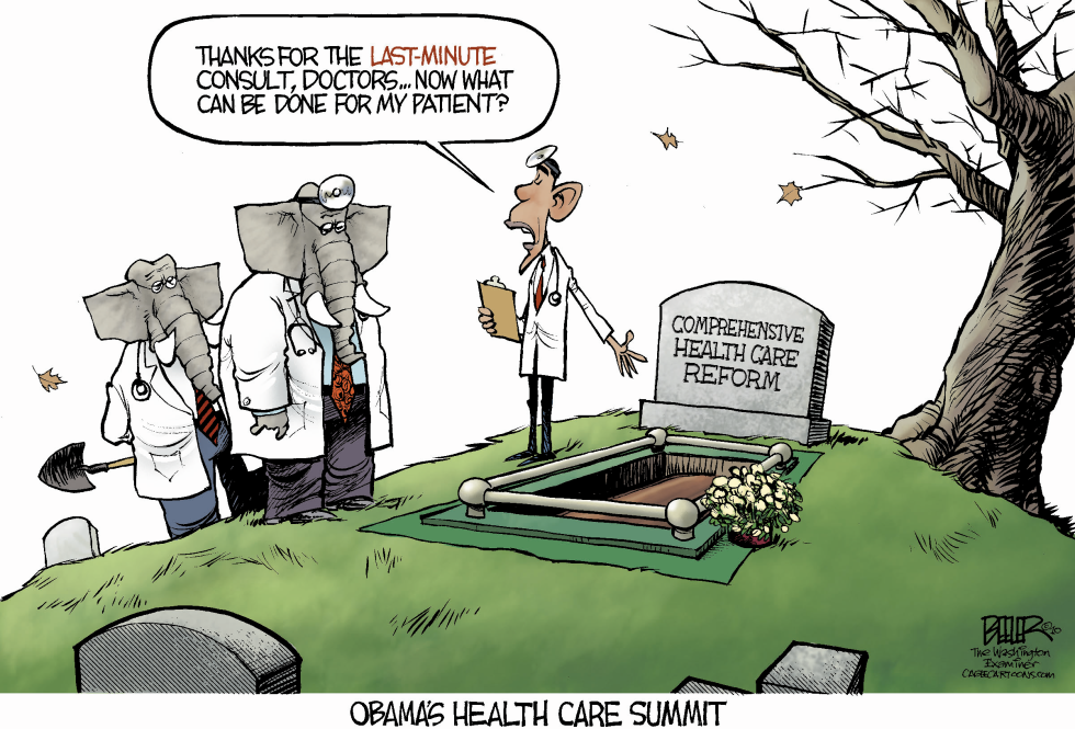  OBAMA CONSULTS THE GOP by Nate Beeler