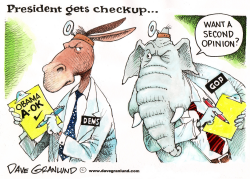 OBAMA GETS A CHECKUP by Dave Granlund