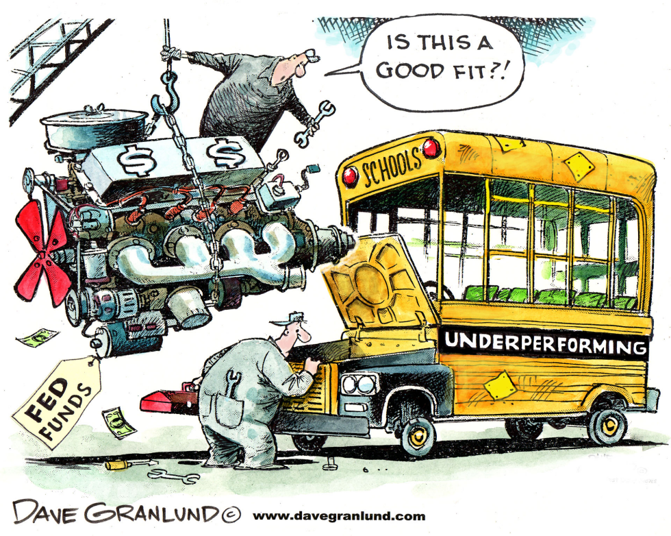  UNDERPERFORMING PUBLIC SCHOOLS by Dave Granlund